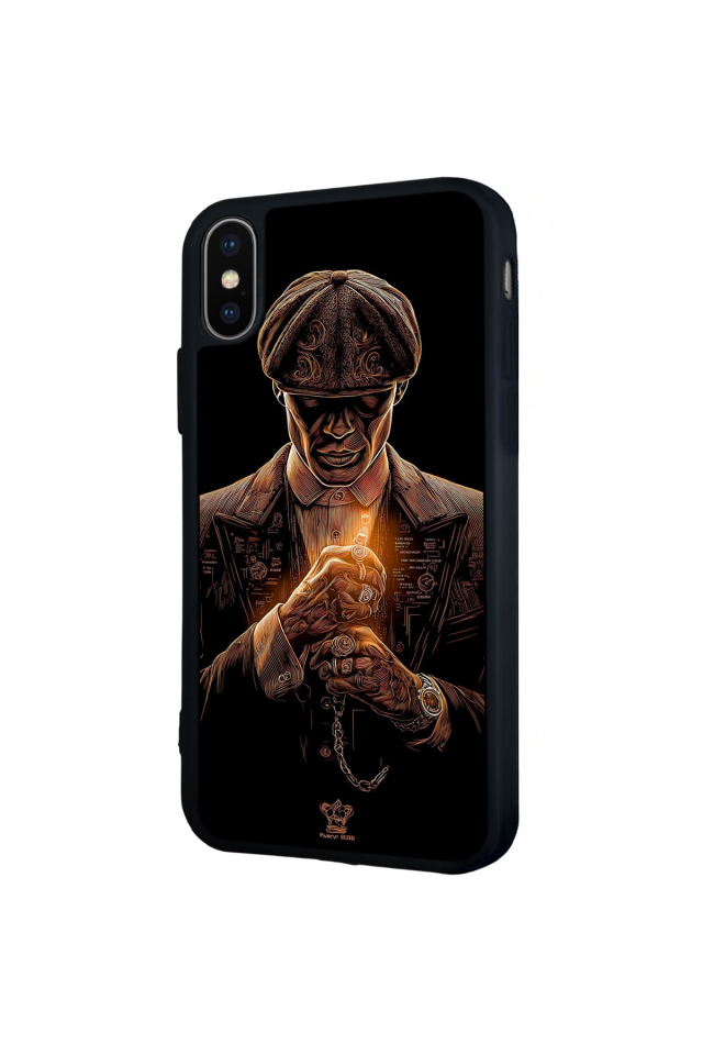 iPhone X/ XS Uyumlu Peaky Blinders Tasarımlı Glossy Premium Kılıf