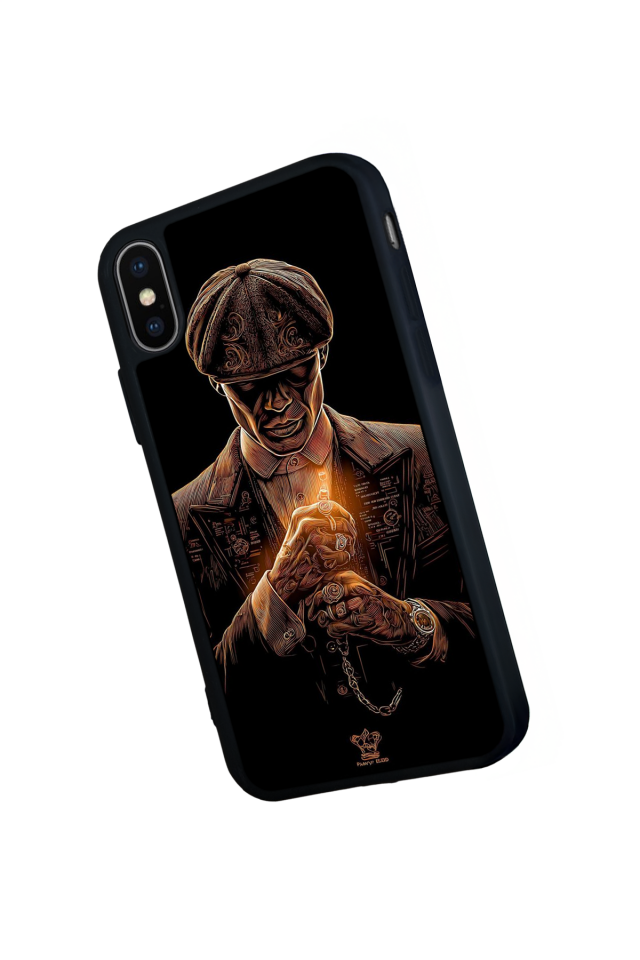 iPhone X/ XS Uyumlu Peaky Blinders Tasarımlı Glossy Premium Kılıf