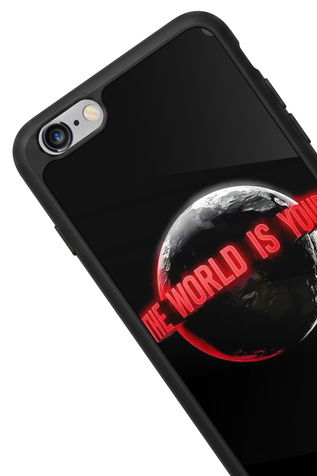 iPhone 6s Plus Uyumlu Scarface Tasarımlı Glossy Premium Kılıf