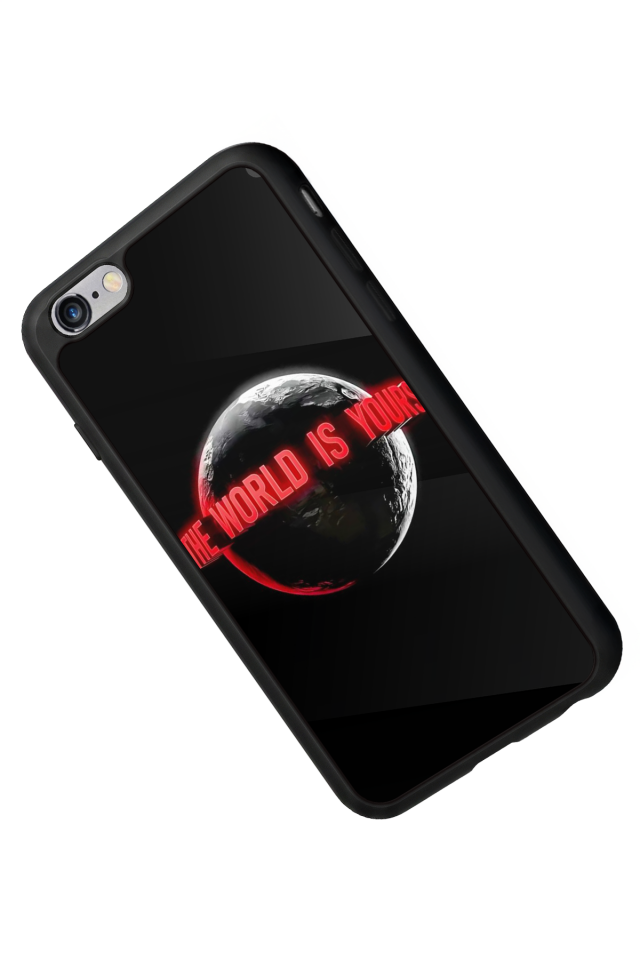 iPhone 6s Plus Uyumlu Scarface Tasarımlı Glossy Premium Kılıf