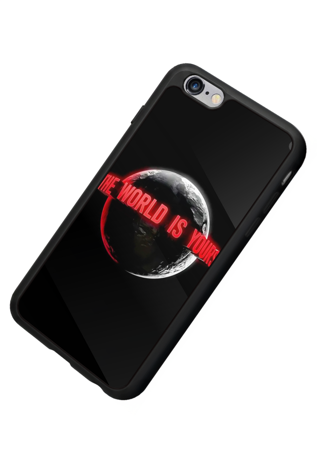 iPhone 6s Plus Uyumlu Scarface Tasarımlı Glossy Premium Kılıf