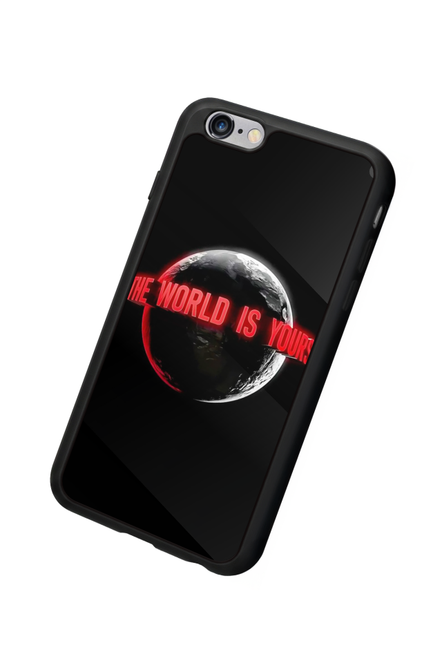 iPhone 6s Plus Uyumlu Scarface Tasarımlı Glossy Premium Kılıf