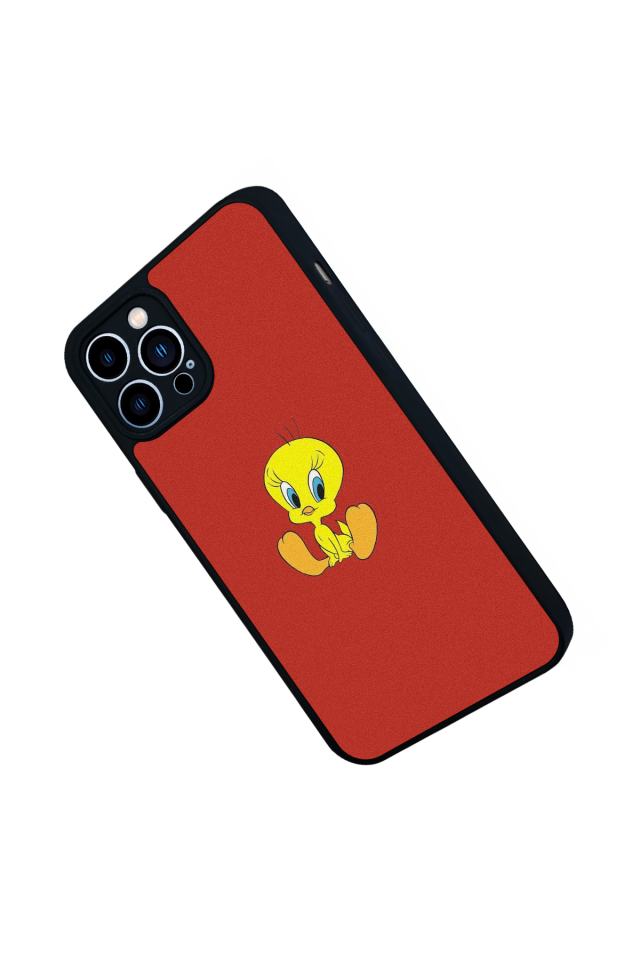 iPhone 13 Pro Max Uyumlu Tweety Tasarımlı Glossy Premium Kılıf