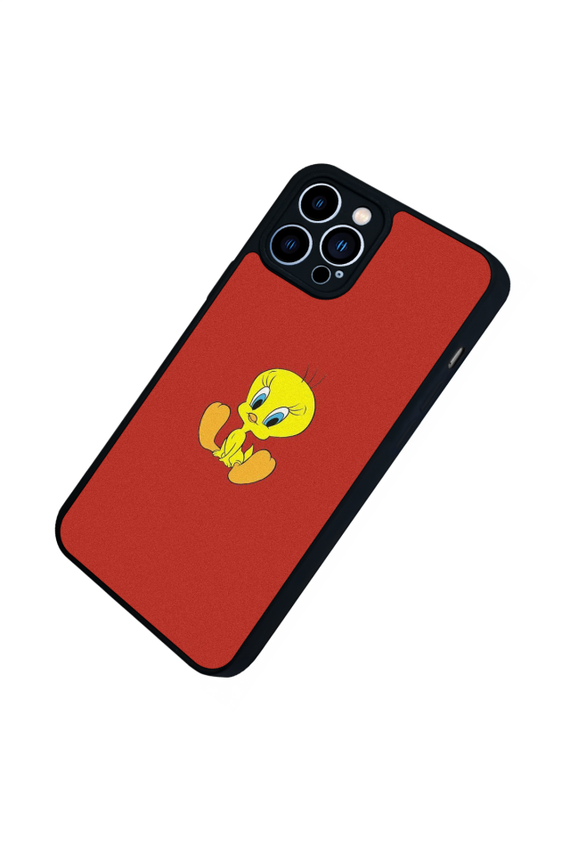 iPhone 13 Pro Max Uyumlu Tweety Tasarımlı Glossy Premium Kılıf