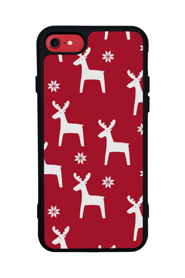 iPhone SE Uyumlu Yilbasi Christmas Tasarımlı Glossy Premium Kılıf