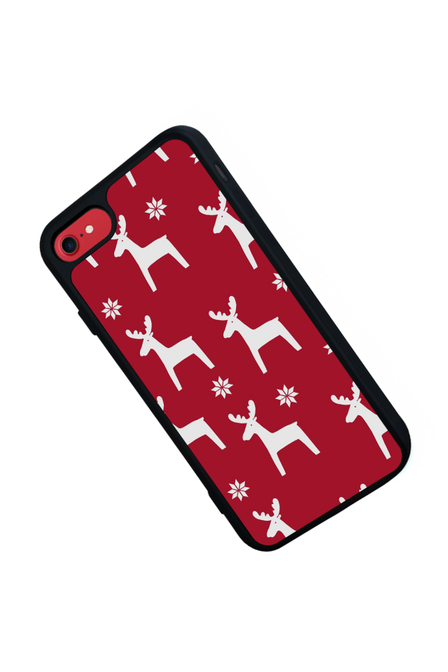 iPhone SE Uyumlu Yilbasi Christmas Tasarımlı Glossy Premium Kılıf