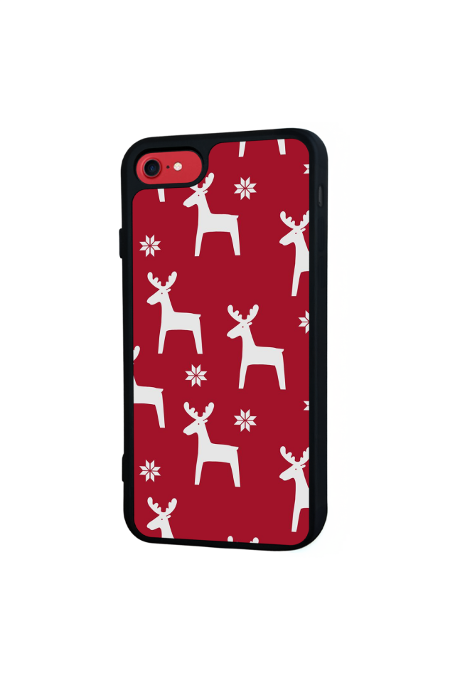 iPhone SE Uyumlu Yilbasi Christmas Tasarımlı Glossy Premium Kılıf