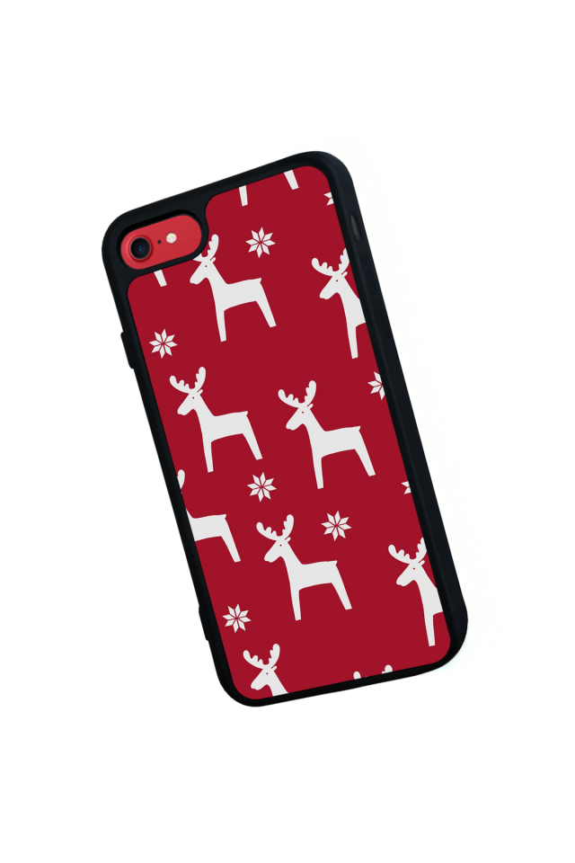 iPhone SE Uyumlu Yilbasi Christmas Tasarımlı Glossy Premium Kılıf