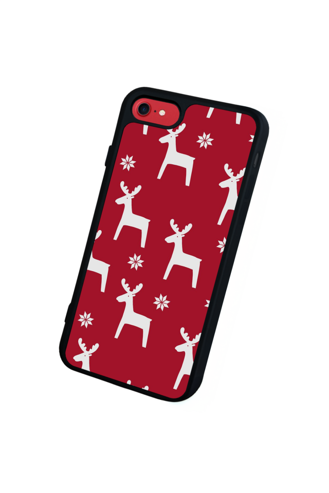 iPhone SE Uyumlu Yilbasi Christmas Tasarımlı Glossy Premium Kılıf