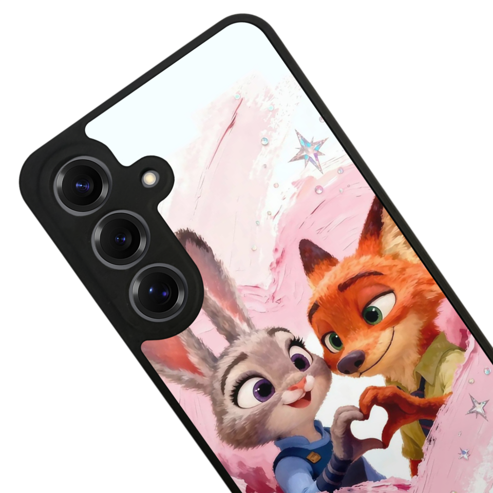 Samsung Galaxy S25 Uyumlu Zootropolis Tasarımlı Glossy Premium Kılıf