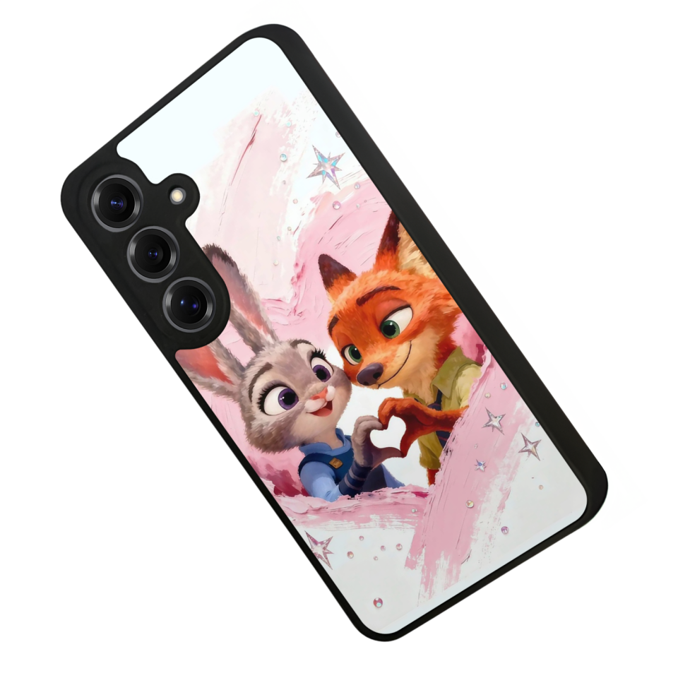 Samsung Galaxy S25 Uyumlu Zootropolis Tasarımlı Glossy Premium Kılıf