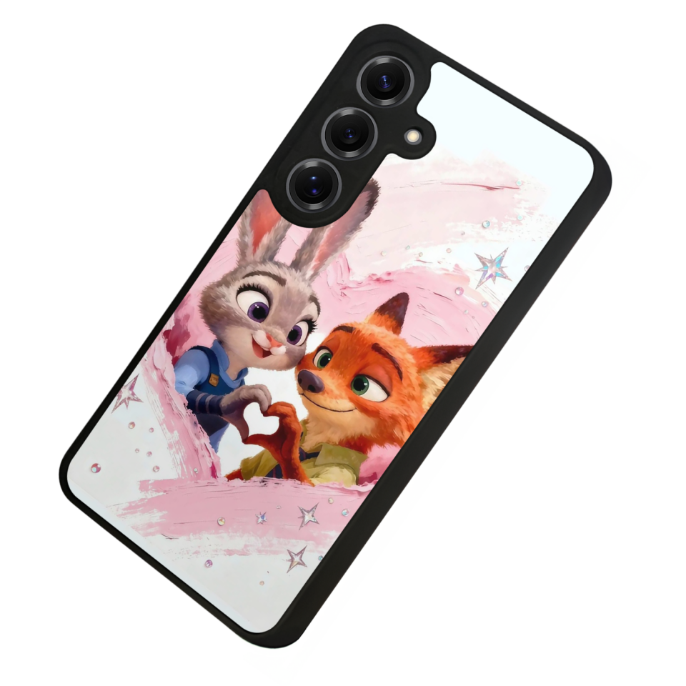 Samsung Galaxy S25 Uyumlu Zootropolis Tasarımlı Glossy Premium Kılıf