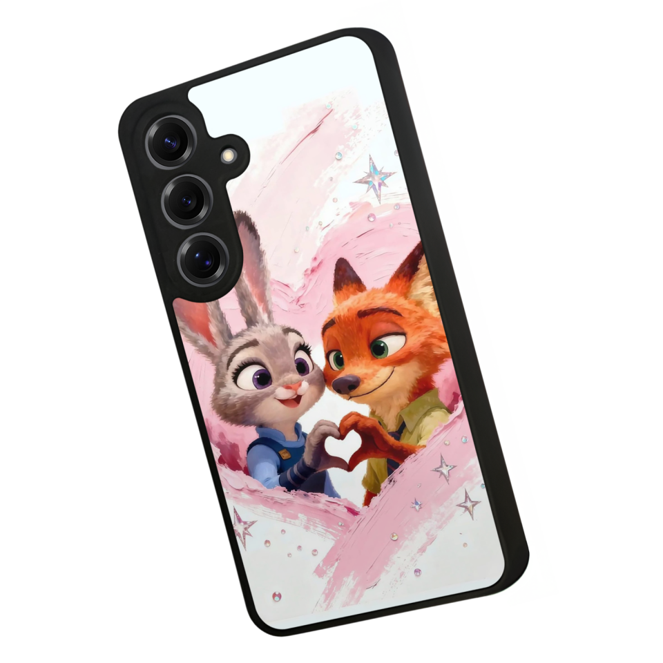 Samsung Galaxy S25 Uyumlu Zootropolis Tasarımlı Glossy Premium Kılıf