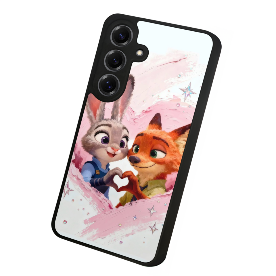 Samsung Galaxy S25 Uyumlu Zootropolis Tasarımlı Glossy Premium Kılıf