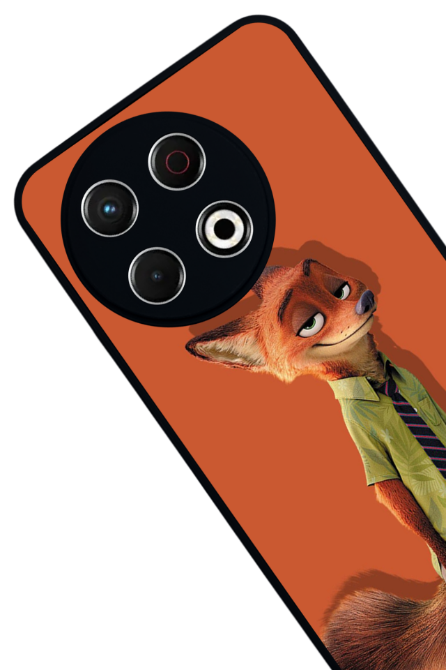 Tecno Spark 30 Pro Uyumlu Zootropolis Tasarımlı Glossy Premium Kılıf