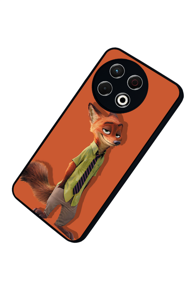 Tecno Spark 30 Pro Uyumlu Zootropolis Tasarımlı Glossy Premium Kılıf