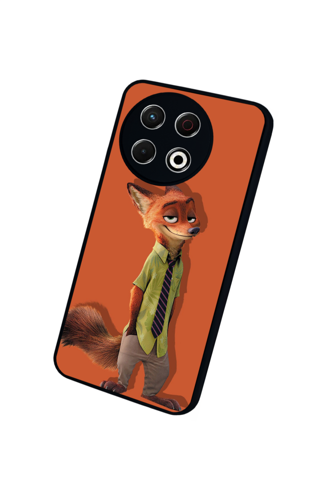 Tecno Spark 30 Pro Uyumlu Zootropolis Tasarımlı Glossy Premium Kılıf