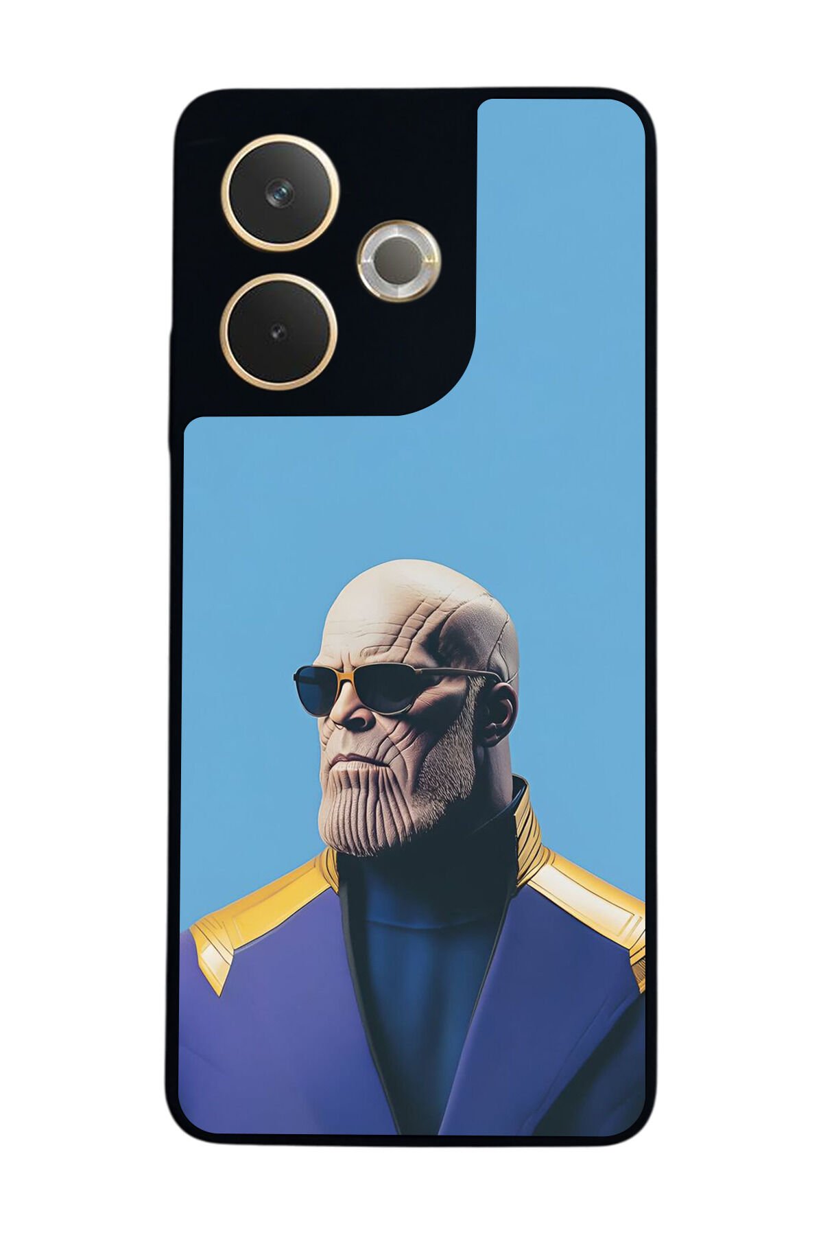 Oppo A5 Pro Uyumlu Thanos Tasarımlı Glossy Premium Kılıf