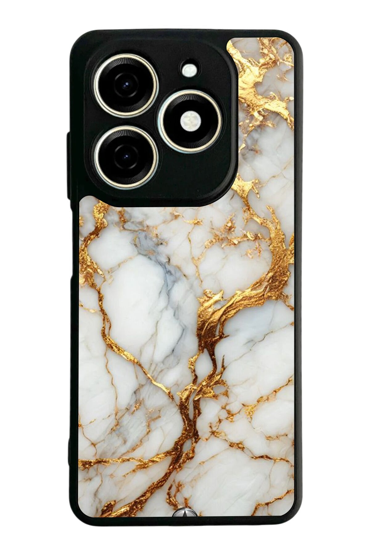 Tecno Spark 20/20C Uyumlu Mermer Marble Tasarımlı Glossy Premium Kılıf