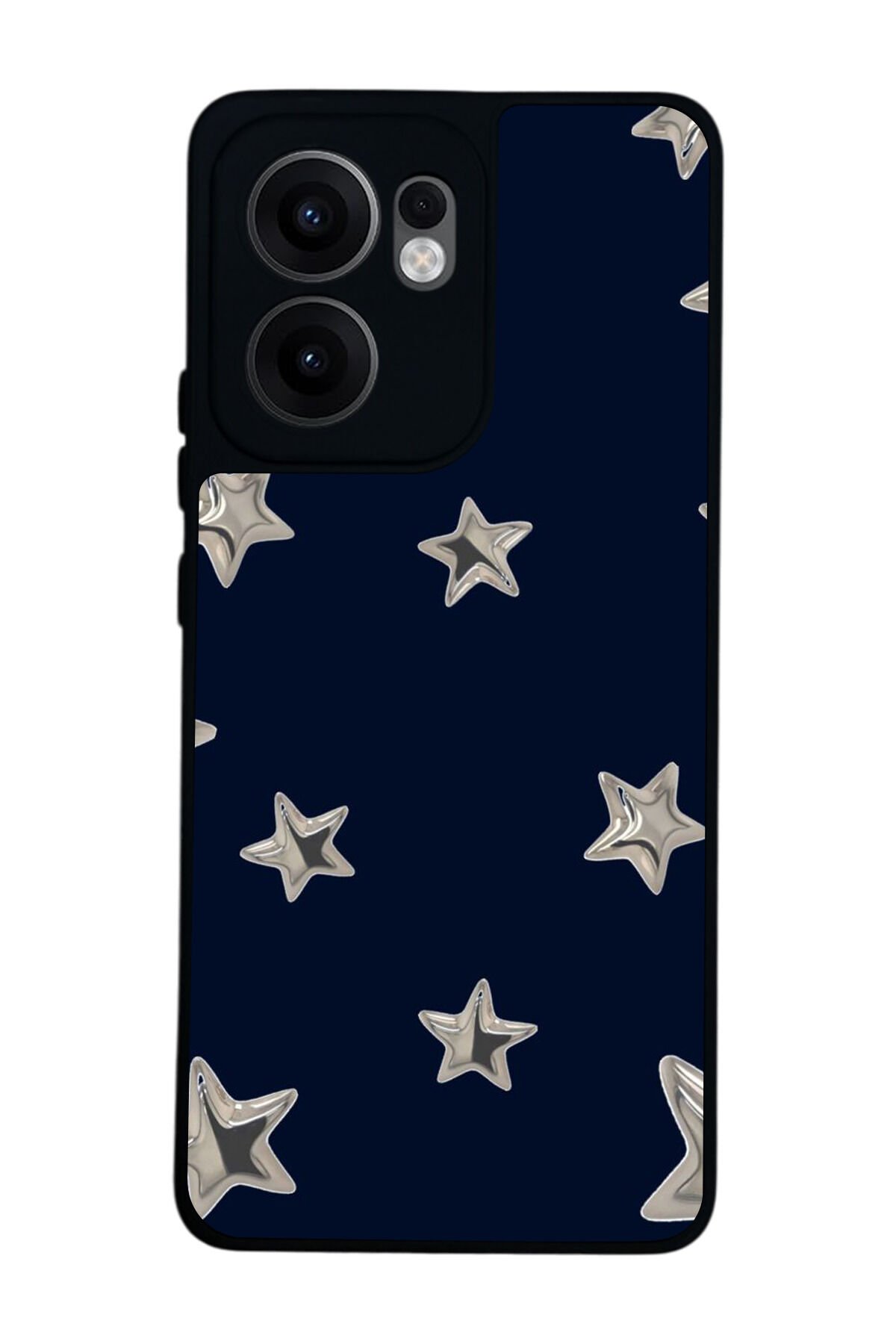 Oppo Reno 13F Uyumlu Retro Yildizlar Tasarımlı Glossy Premium Kılıf