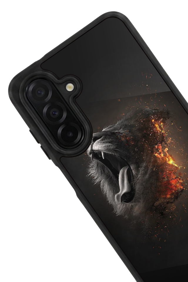 Samsung Galaxy A26 Uyumlu Aslan Tasarımlı Glossy Premium Kılıf