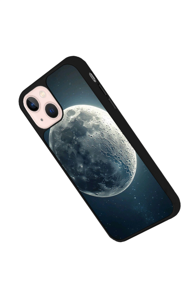 iPhone 13/14 Uyumlu Ay Tasarımlı Glossy Premium Kılıf