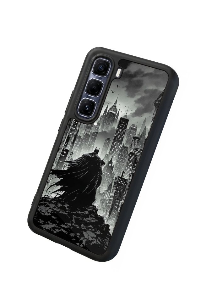Infinix Hot 60 Pro Plus Uyumlu Batman Tasarımlı Glossy Premium Kılıf