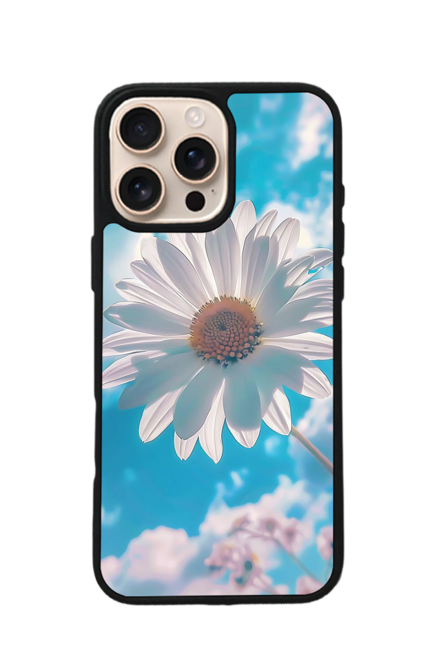 iPhone 15 Pro Max Uyumlu Cicek Tasarımlı Glossy Premium Kılıf