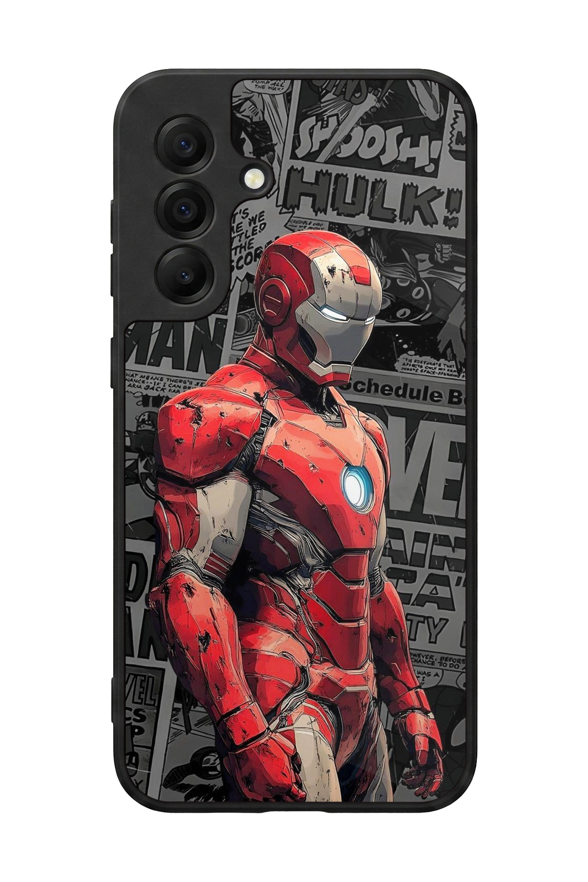 Samsung Galaxy A17 Uyumlu Iron Man ( Demir Adam ) Tasarımlı Glossy Premium Kılıf
