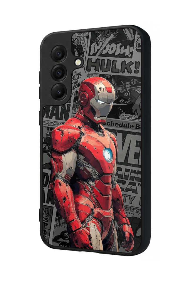 Samsung Galaxy A17 Uyumlu Iron Man ( Demir Adam ) Tasarımlı Glossy Premium Kılıf