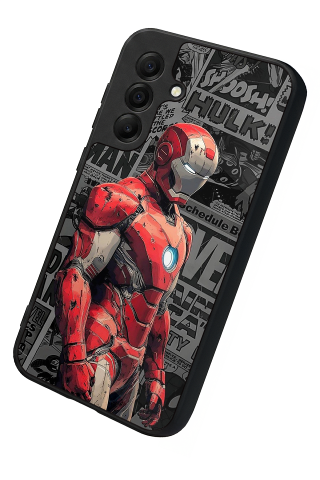 Samsung Galaxy A17 Uyumlu Iron Man ( Demir Adam ) Tasarımlı Glossy Premium Kılıf