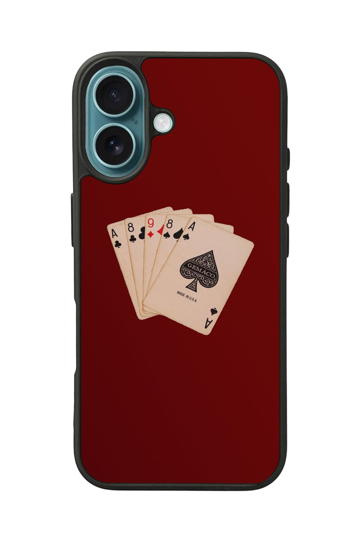 iPhone 16 Plus Uyumlu Kart Tasarımlı Glossy Premium Kılıf