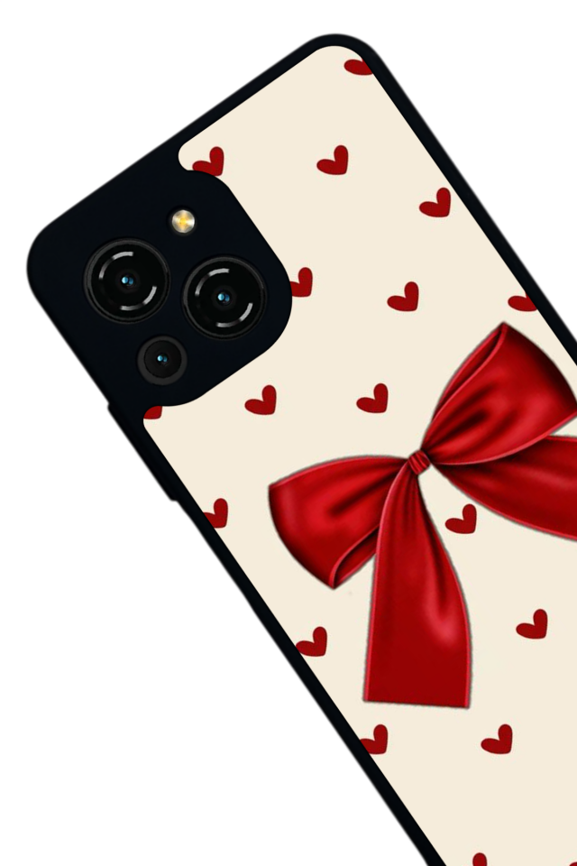 Reeder S23 Pro Max Uyumlu Kurdele Tasarımlı Glossy Premium Kılıf