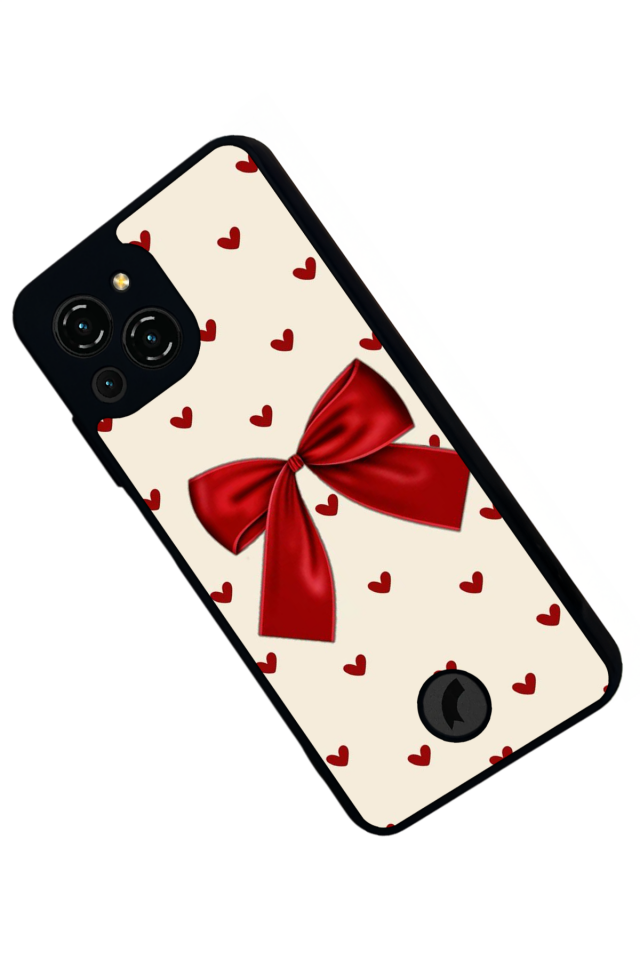 Reeder S23 Pro Max Uyumlu Kurdele Tasarımlı Glossy Premium Kılıf