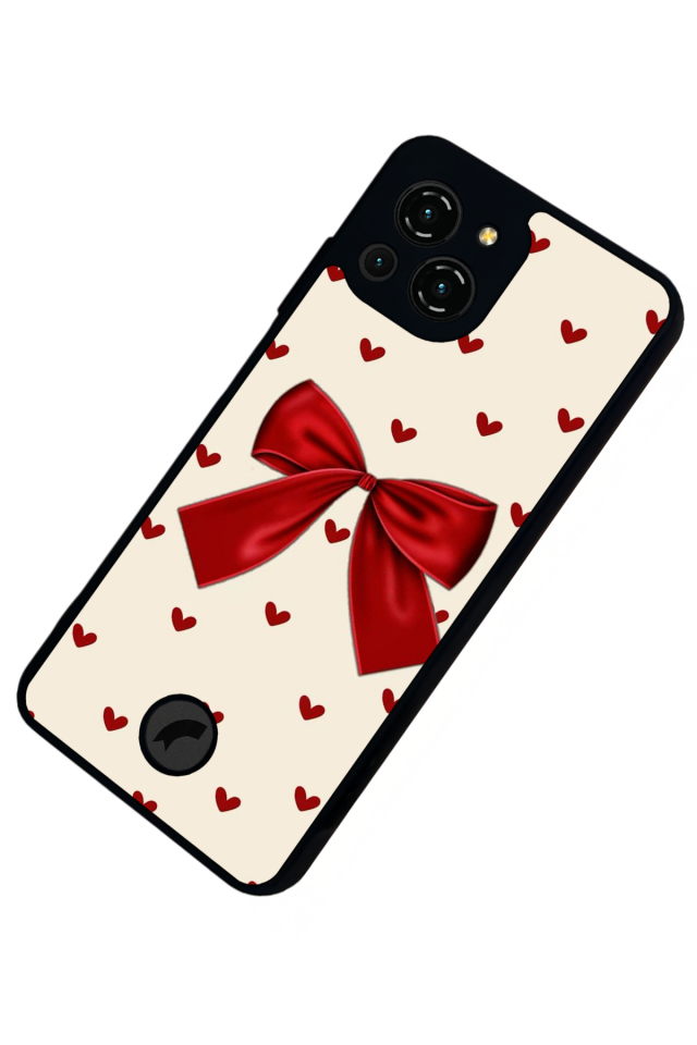 Reeder S23 Pro Max Uyumlu Kurdele Tasarımlı Glossy Premium Kılıf