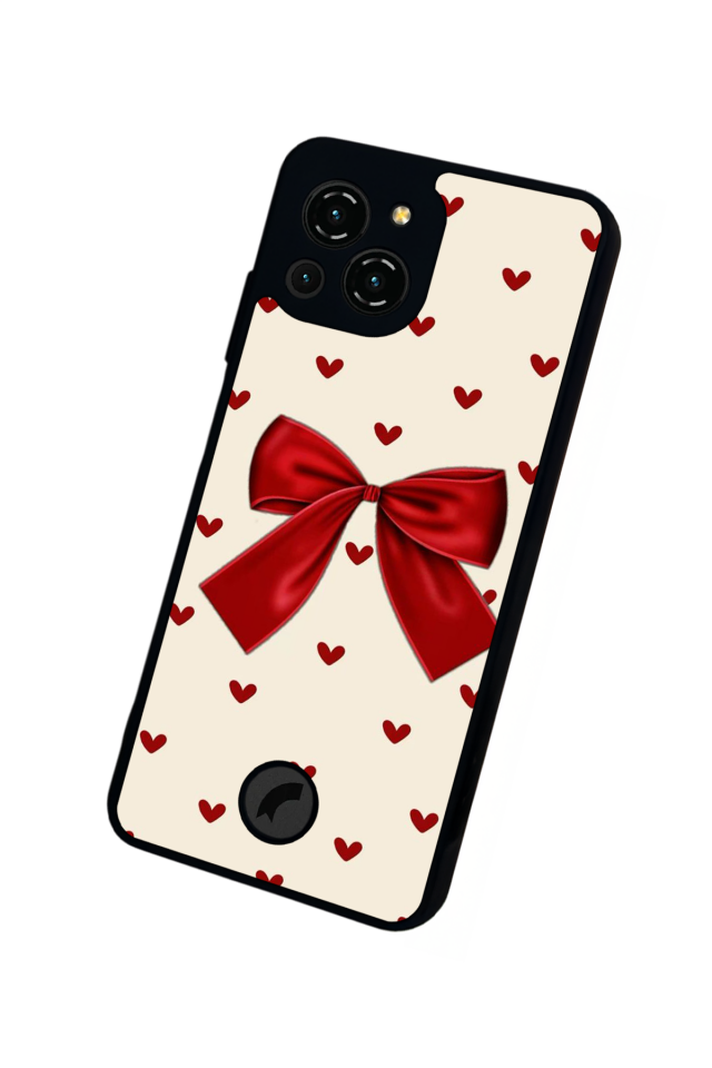 Reeder S23 Pro Max Uyumlu Kurdele Tasarımlı Glossy Premium Kılıf