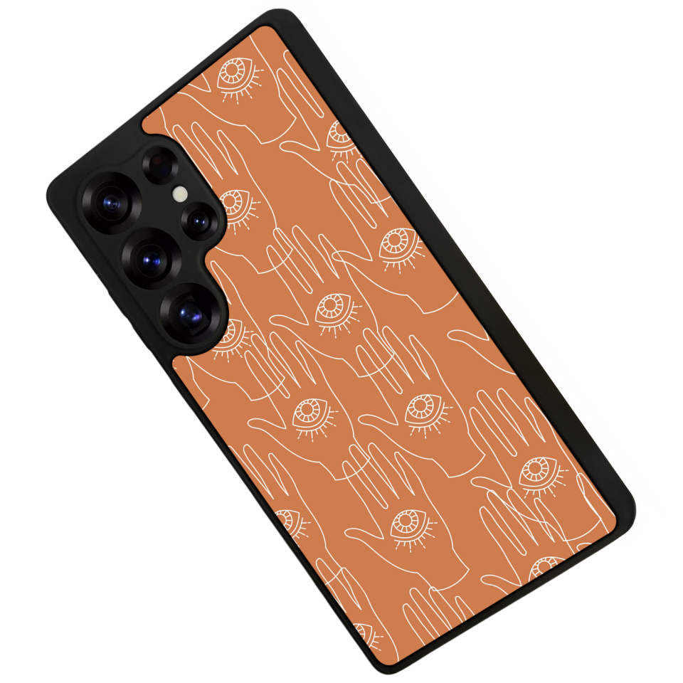 Samsung Galaxy S25 Ultra Uyumlu Line Art Tasarımlı Glossy Premium Kılıf