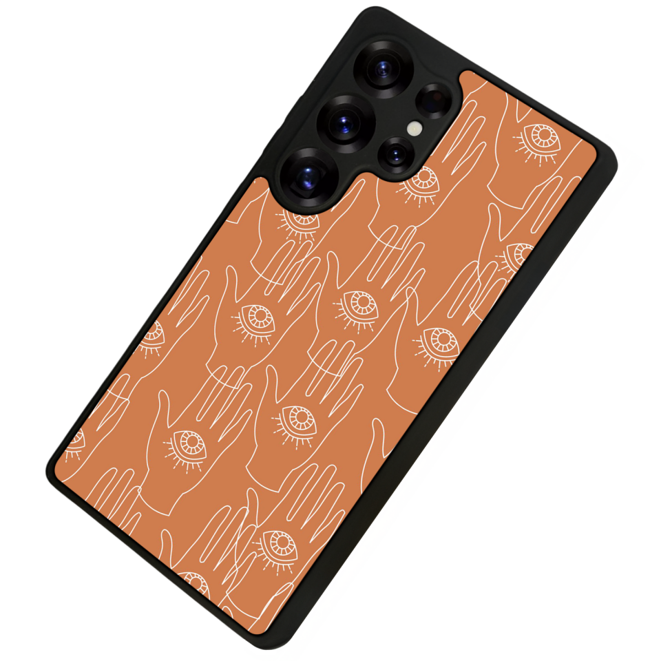 Samsung Galaxy S25 Ultra Uyumlu Line Art Tasarımlı Glossy Premium Kılıf