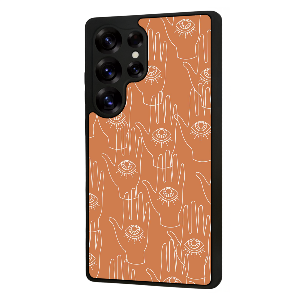 Samsung Galaxy S25 Ultra Uyumlu Line Art Tasarımlı Glossy Premium Kılıf