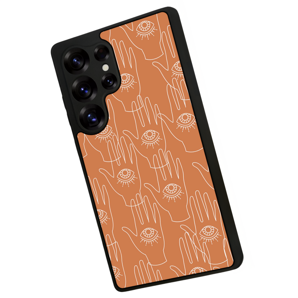 Samsung Galaxy S25 Ultra Uyumlu Line Art Tasarımlı Glossy Premium Kılıf