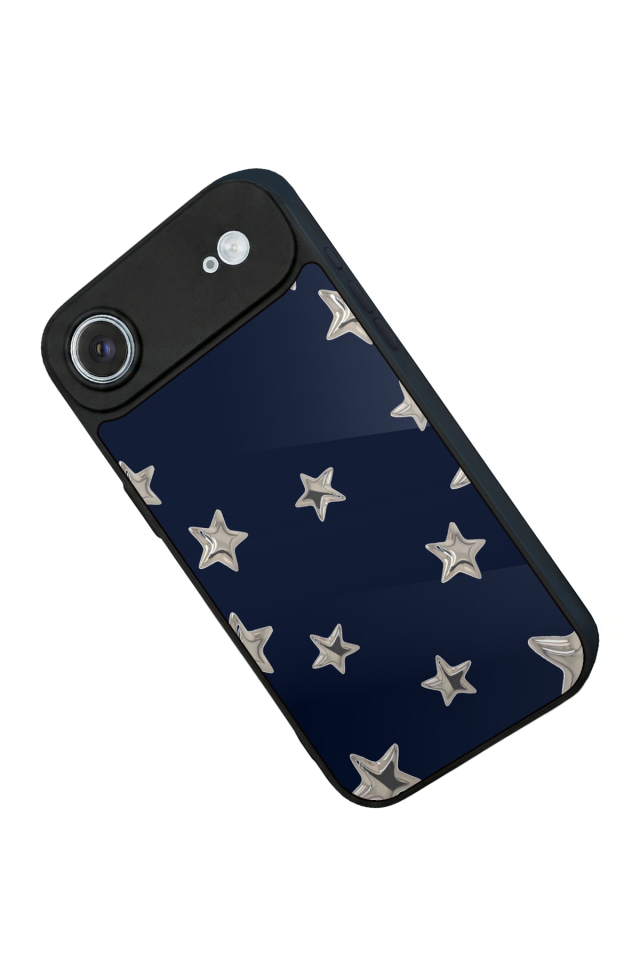 iPhone 17 Air Uyumlu Retro Yildizlar Tasarımlı Glossy Premium Kılıf