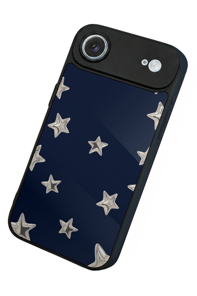 iPhone 17 Air Uyumlu Retro Yildizlar Tasarımlı Glossy Premium Kılıf