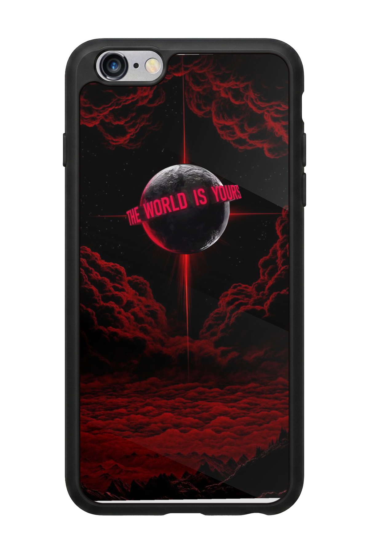 iPhone 6s Plus Uyumlu Scarface Tasarımlı Glossy Premium Kılıf