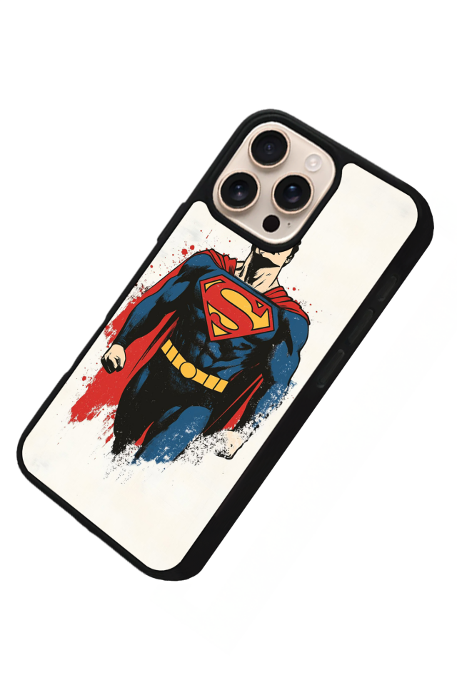 iPhone 14 Pro Max Uyumlu Superman Tasarımlı Glossy Premium Kılıf