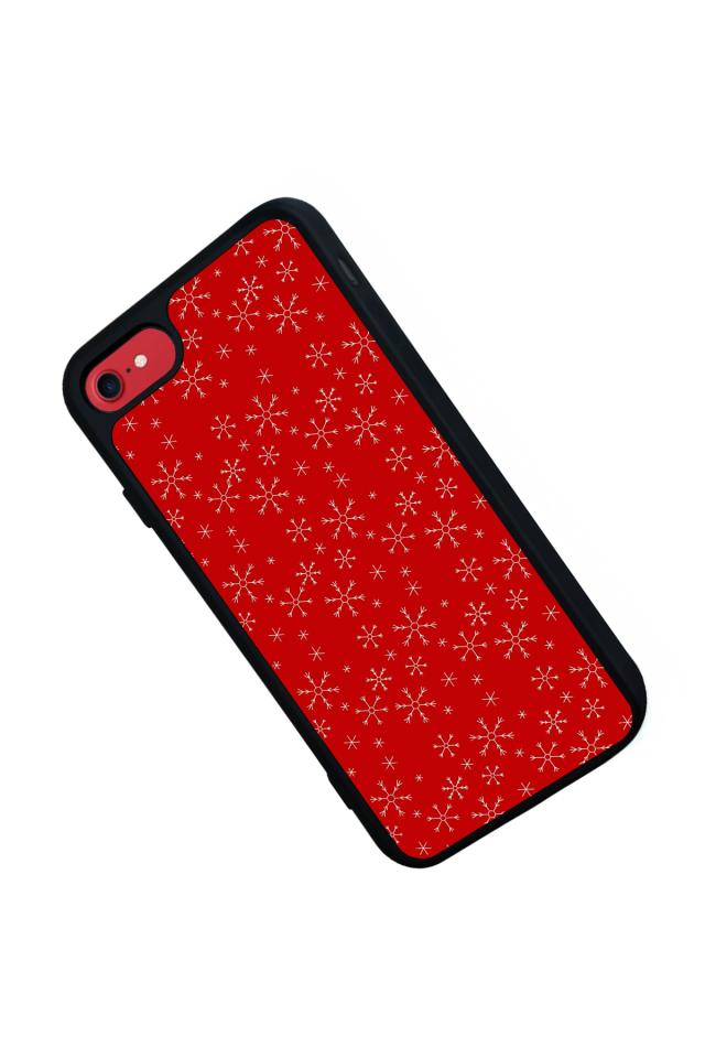 iPhone SE Uyumlu Yilbasi Christmas Tasarımlı Glossy Premium Kılıf