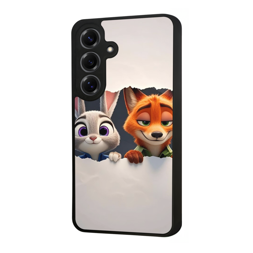 Samsung Galaxy S25 Uyumlu Zootropolis Tasarımlı Glossy Premium Kılıf