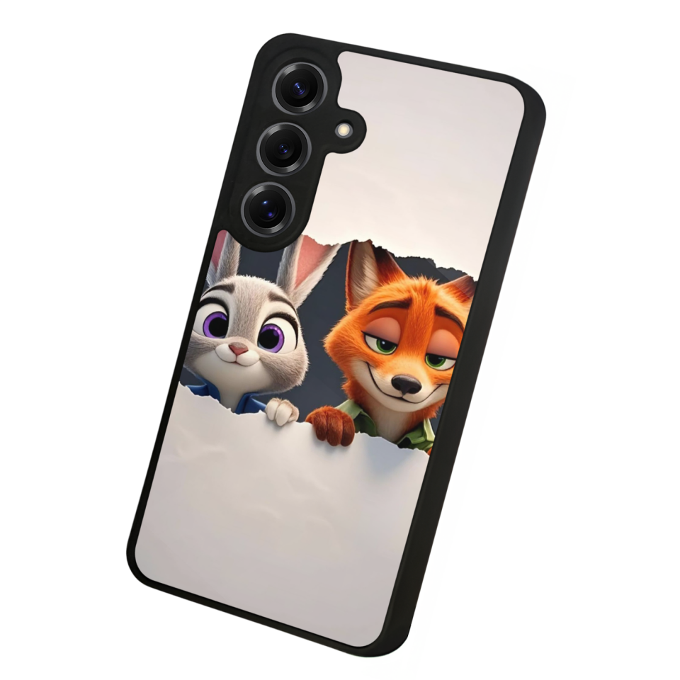 Samsung Galaxy S25 Uyumlu Zootropolis Tasarımlı Glossy Premium Kılıf