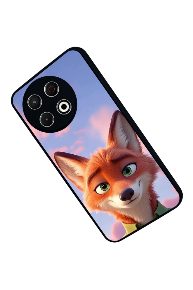 Tecno Spark 30 Pro Uyumlu TheWolf Tasarımlı Glossy Premium Kılıf