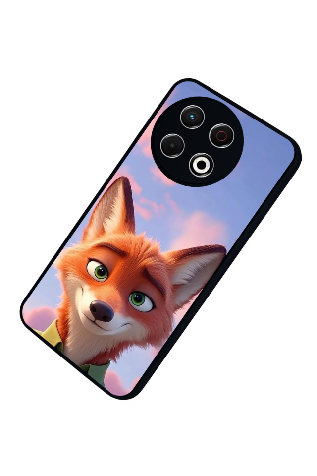 Tecno Spark 30 Pro Uyumlu TheWolf Tasarımlı Glossy Premium Kılıf