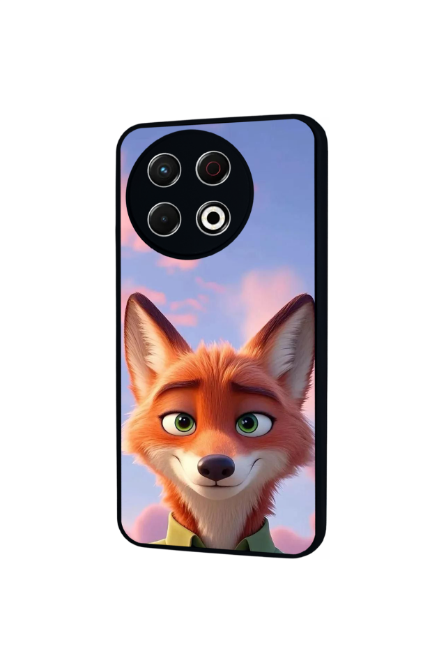 Tecno Spark 30 Pro Uyumlu TheWolf Tasarımlı Glossy Premium Kılıf